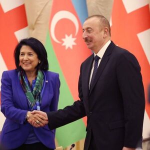 Salome Zourabichvili in Azerbaijan