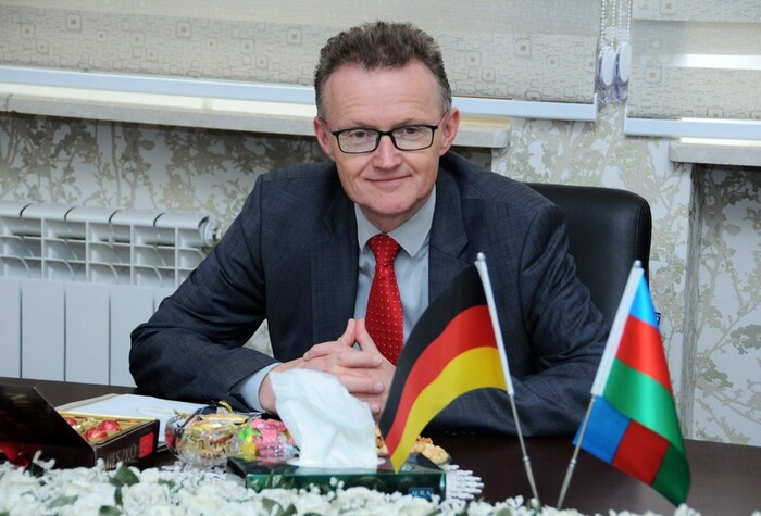 Pressekonferenz des deutschen Botschafters in Baku