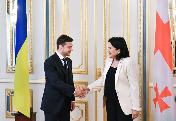 Surabischwili und Selenski einigen sich auf eine gemeinsame Strategie zur Bekämpfung der russischen Besatzung