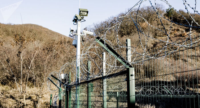 Georgia condemns installation of banner on the demarcation line with Tskhinvali