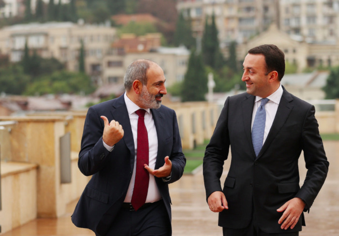 Georgian, Armenian premiers vow to develop cooperation