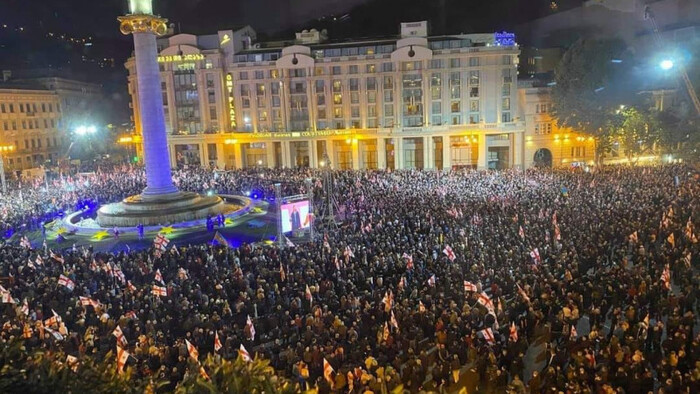 Georgians demanding freedom for Saakashvili