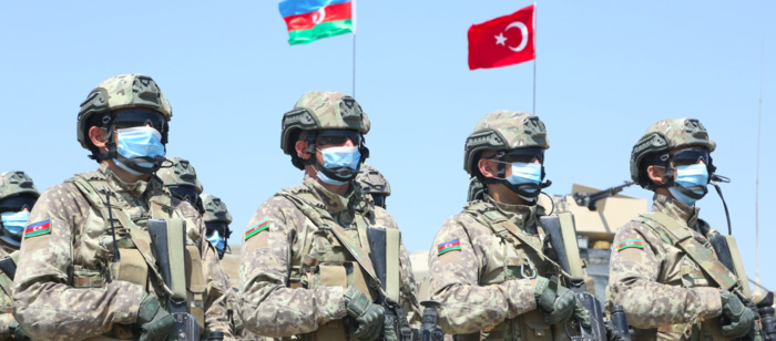 Azerbaijan is in the top three countries exporting Turkish-made military equipment