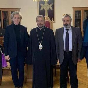 French presidential candidate visited Nagorno-Karabakh