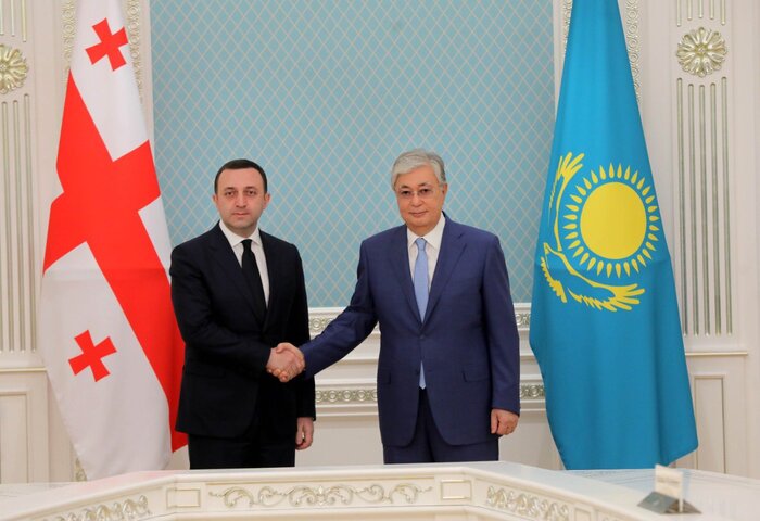 Garibashvili Visits Kazakhstan and Meets with the High Officials