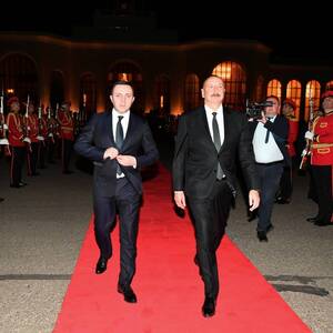 Ilham Aliyev Meets Irakli Garibashvili in Tbilisi