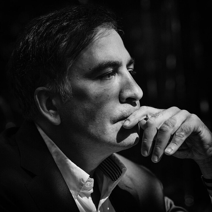 Protest in Tbilisi in Support of Saakashvili