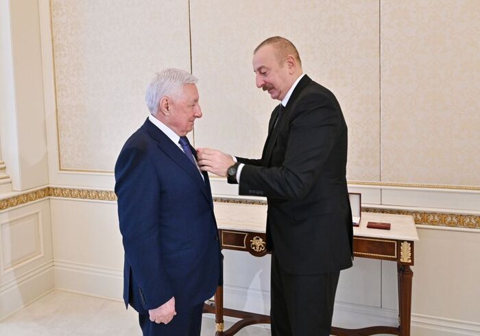 Head of Dagestan Meets Ilham Aliyev in Baku
