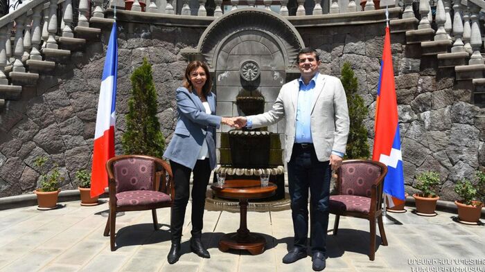 De-facto-Präsident des separatistischen Bergkarabach besucht Frankreich