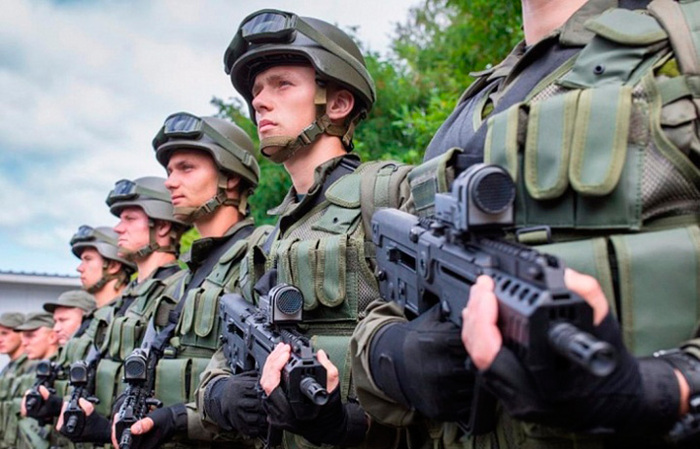 Übungen der russischen Nationalgarde in Tschetschenien