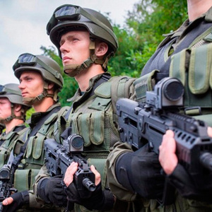 Übungen der russischen Nationalgarde in Tschetschenien