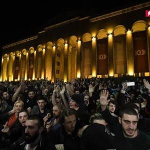 Massenproteste in Georgien