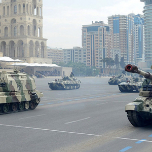 Militärparade in Aserbaidschan